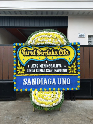 Papan Bunga Duka di Cisalak